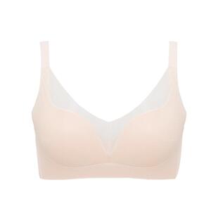 歌瑞森洞洞杯大胸芒果杯夏季超薄无钢圈大胸显小内衣防下垂文胸