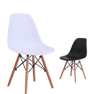 北欧椅子酒店椅创意书桌现代简约休闲家用圆桌靠背椅电脑木餐椅子