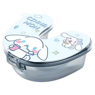 卡通牙套盒便携保持器收纳盒小巧密封防漏儿童正畸牙齿矫正器盒子