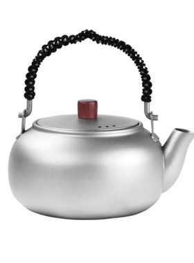 纯钛煮茶器家用野营烧水钛壶茶壶