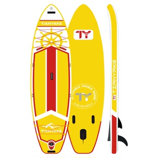 WOLK WOOK充气桨板双层加厚充气桨板站立式冲浪板休闲桨板瑜伽板