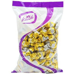 Konti/康吉夹心巧克力俄罗斯进金百合拉丝太妃糖休闲零食新年糖果