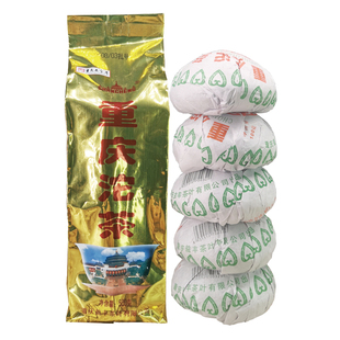 重庆特产老字号重庆沱茶山城牌 普洱茶生茶 500克/包(100克X5沱)