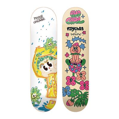 沸点滑板Psychos初学者女生儿童