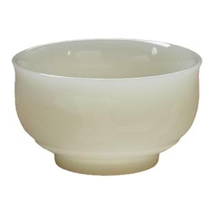 璞玉冰种玉瓷宽口杯德化高档中式茶杯主人杯原矿高温瓷普洱杯个人