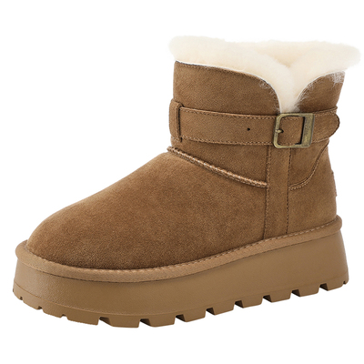 星期六加绒加厚雪地靴女款202