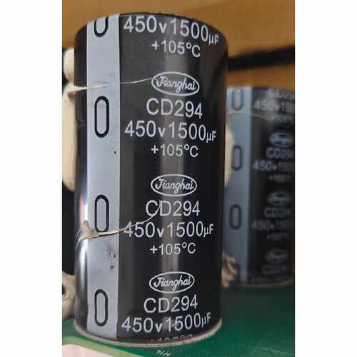 议价江海CD294电容450V1500uF105度牛角脚维修