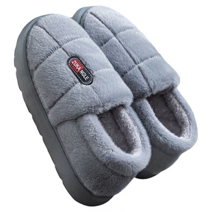 包跟棉拖鞋男士大码冬季2026新款室内家居厚底保暖加绒毛棉鞋女款