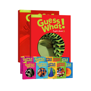 剑桥少儿英语教材 Guess What 1 2 3 4 5 6 学生书+练习册guesswhat中小学生英语教材 5-12岁儿童英语课外阅读辅导培训教材