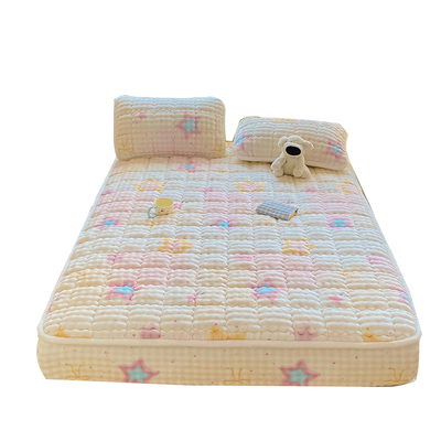 请裸睡！！绵密奶盖般的加绒床笠