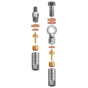 EZmtb Hope 油管接头组 油针橄榄头五线体卡钳接头