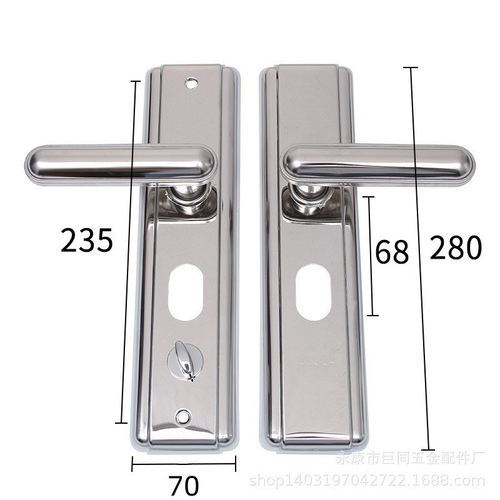 家用通用型锁具大门进户多功能门面板手柄把手防盗门批发拉手门锁