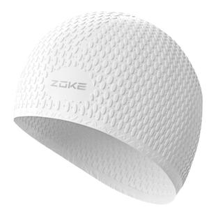 zoke洲克儿童泳帽女童硅胶防水不勒头加大男女护耳防滑女孩游泳帽