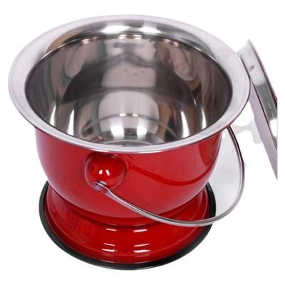 老式痰盂家用卧室带盖不锈钢