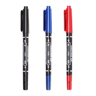 勾线笔黑色粗头大容量记号笔速干防水防油不掉色学生用勾线笔粗细