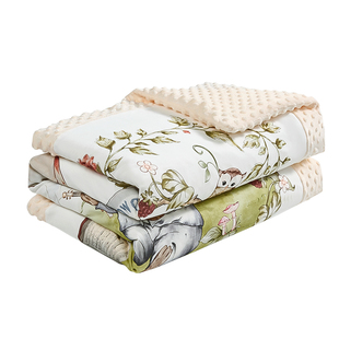 imomoto豆豆毯婴儿盖毯新生儿安抚被子宝宝秋冬礼盒儿童四季通用