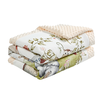 imomoto豆豆毯婴儿盖毯四季通用