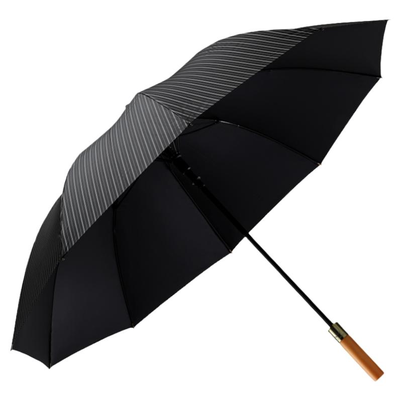 天堂伞全自动长柄直柄雨伞加大号商务加厚抗风高档遮阳伞晴雨两用