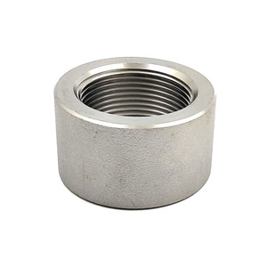 不锈钢半管内螺纹接头304 316L单内丝美标NPT单螺口焊接管箍管座