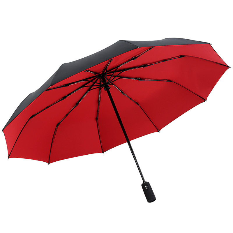 双层全自动折叠晴雨两用伞