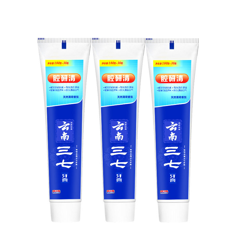 三七牙膏防上火多效护理美白