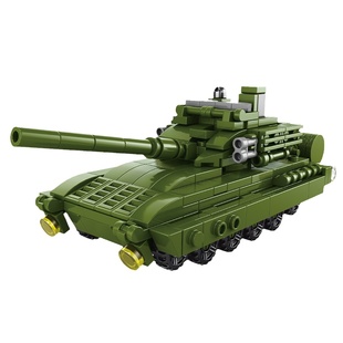 儿童益智军事主战坦克飞机拼装玩具消防汽车模型积木男孩拼图礼物