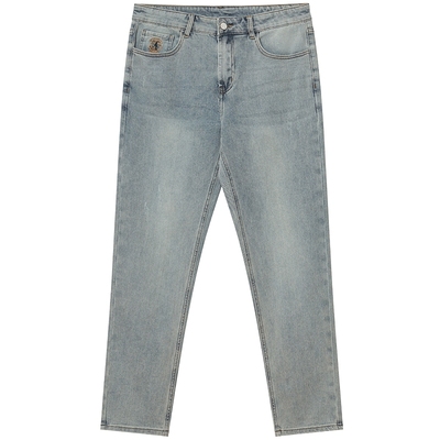 JDV商场同款蓝色棉质休闲牛仔裤