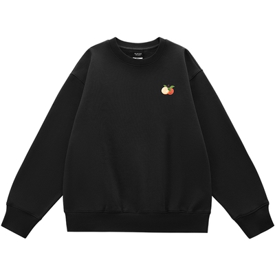 【CLOTTEE by CLOT】心想事橙刺绣圆领卫衣 重磅粗纹肌理线圈内里