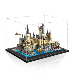 适用乐高76419霍格沃茨城堡和庭院模型玩具收纳罩子亚克力展示盒