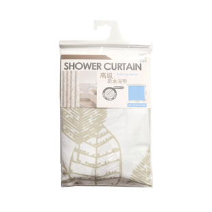 动动手加厚浴帘套装免打孔防水防霉帘子布卫生间挂帘浴室门隔断帘