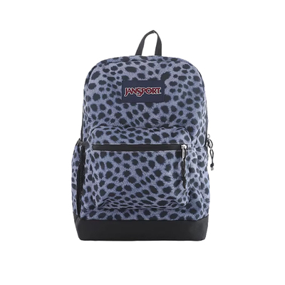 JanSport25年新款豹纹轻便通勤双肩包男女学生书包运动休闲电脑包