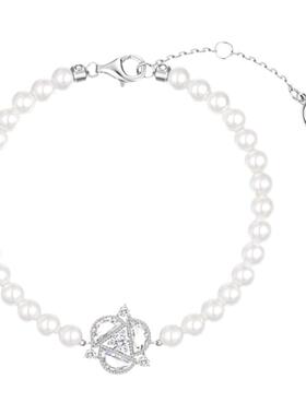 Fanci范琦女925银宫廷风贝珠手链