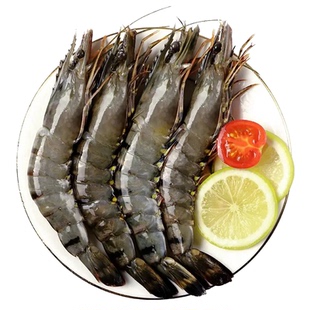 黑虎虾超大新鲜大虾老虎虾鲜活冷冻基围虾特大速冻海鲜水产年货虾