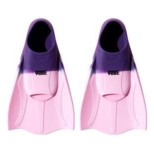 游泳脚蹼自由泳蝶泳儿童训练硅胶短脚蹼成人男女专业潜水装备