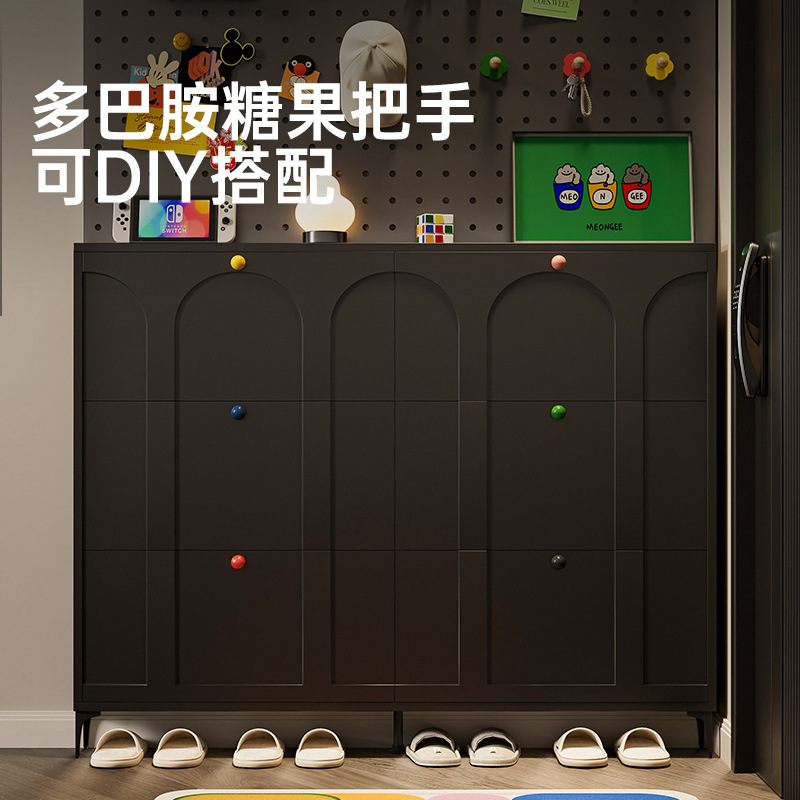 多巴胺超薄翻斗鞋柜家用门口玄关一体室内收纳柜入户鞋柜小窄靠墙
