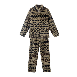 文森熊猫睡衣秋冬款女珊瑚绒加厚长袖套装冬天法兰绒可外穿家居服