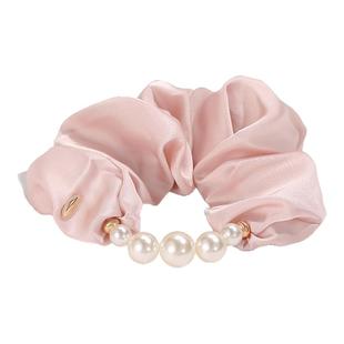 DODOGOGO法式简约高级感珍珠头绳女百搭扎头发皮筋气质高弹力发圈