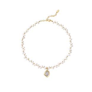 王玉雯同款AmberLollipop珍珠项链女星座吊坠小众锁骨链轻奢配饰