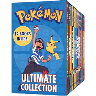 Pokemon Collection 精灵宝可梦大冒险 儿童初级章节小说 桥梁书 漫画书 英文课外读物 英文原版进口图书