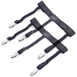 男女通用防滑隐形衬衣夹上衣防皱衬衫夹神器下摆固定大腿环吊袜带