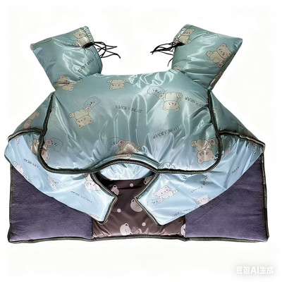 新款电动车挡风被冬季围脖大护肩