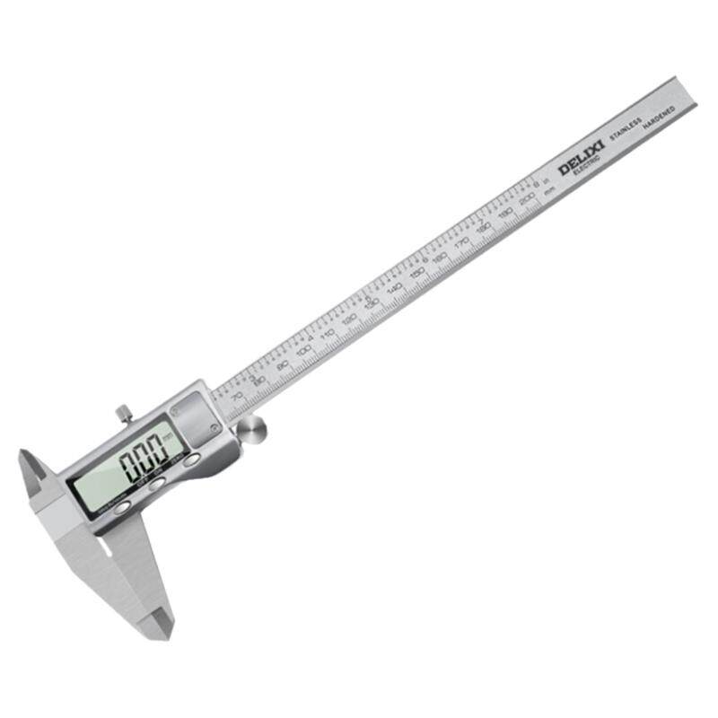 德力西电气高精度游标工业级0-150mm家用精准不锈钢电子卡尺工具