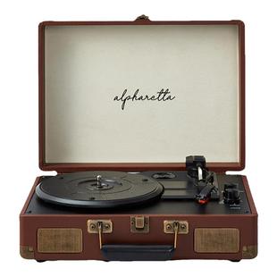 艾法瑞塔黑胶唱片机便携式复古美拉德留声机送礼男女朋友生日礼物