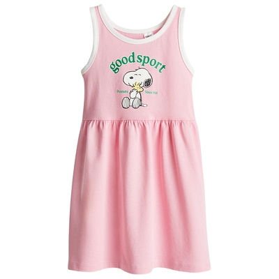 【史努比】HM童装儿童女童裙子春季洋气印花无袖连衣裙1154543