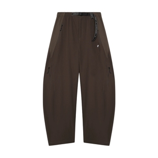 半圆原创女装2025[运动]秋季拼接多口袋宽松轻户外休闲弯刀裤女