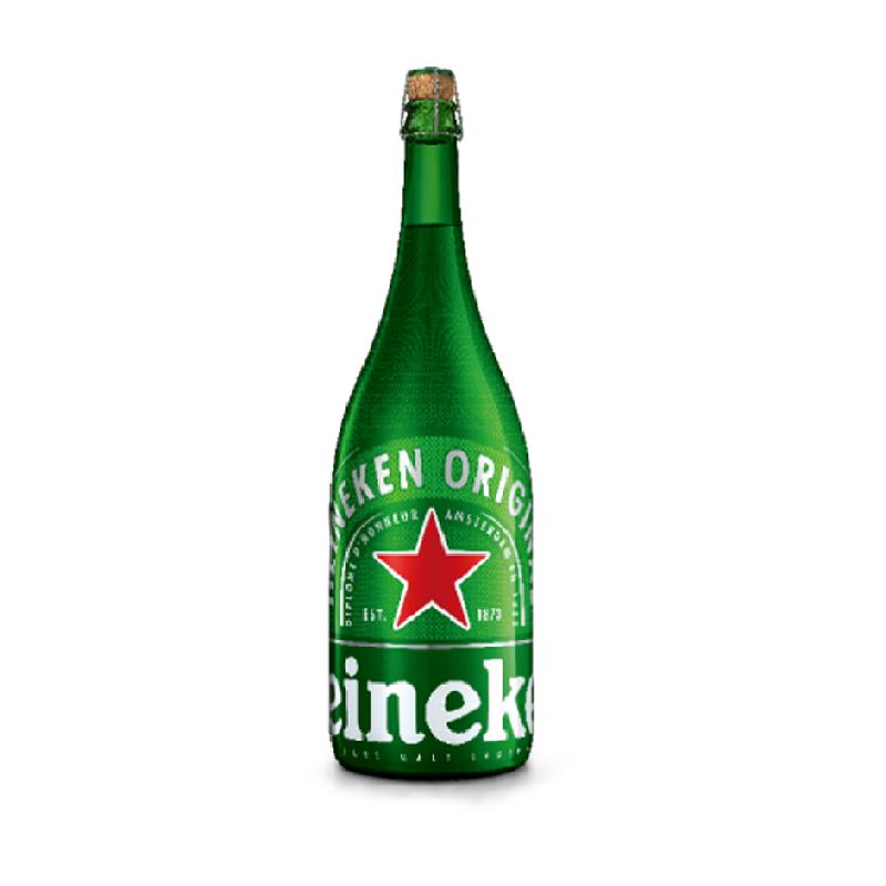 Heineken/喜力经典啤酒1.5L*1单瓶荷兰进口超大瓶易拉盖全麦