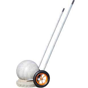 石球搬运车路障石墩子搬运工具圆球移动叉车可调节挪石球推车神器