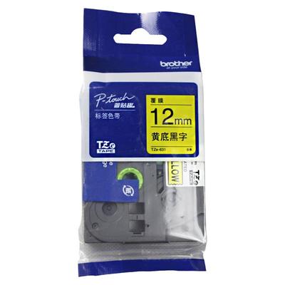 原装兄弟标签机色带纸12mm