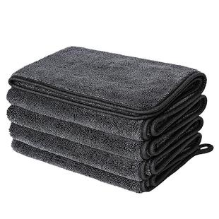 3AAA双面小辫子洗车店专用大毛巾汽车吸水收水擦车不掉毛无痕抹布