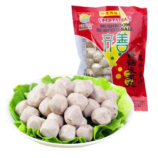 齐善食品_香菇发菜丸素食大豆分离蛋白制品煮汤串烧火锅
